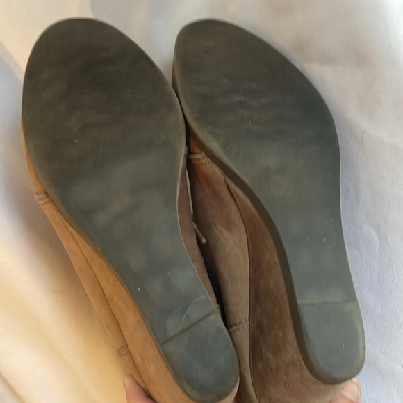 Maddengirl Camel suede booties tie up size 9 - Picture 3 of 8